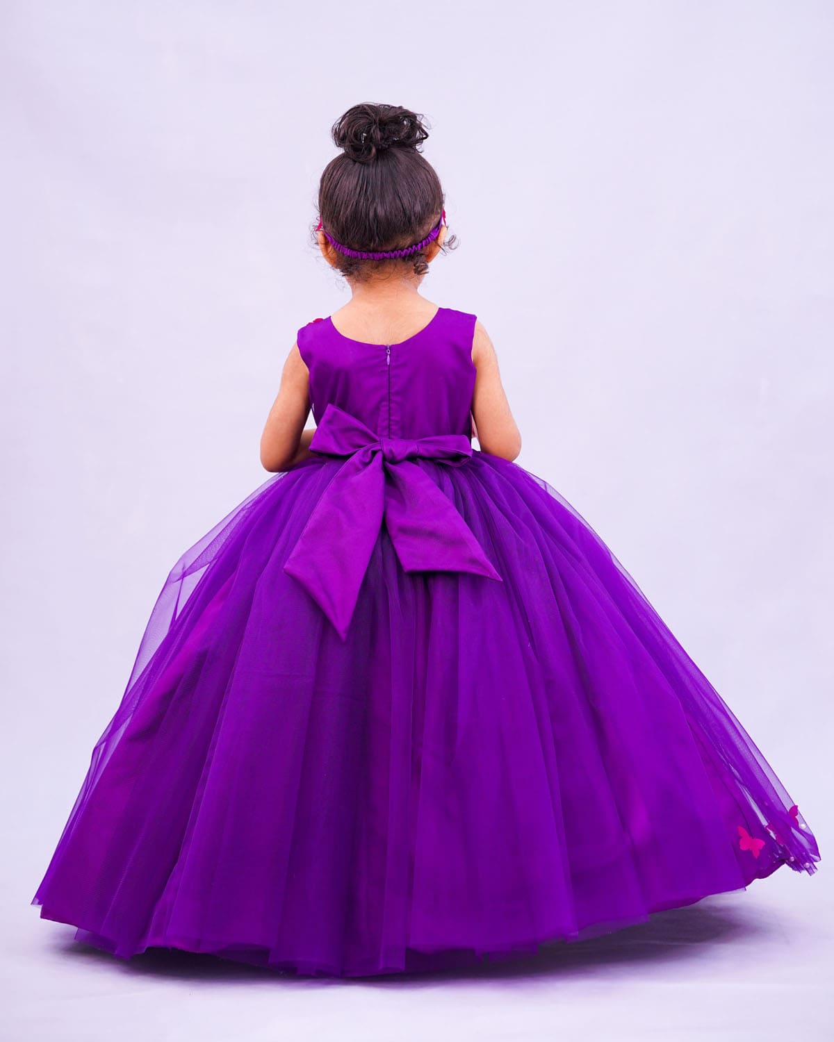 fitted lace wedding dress Buy Kids Purple Party Wear Dresses Online in India