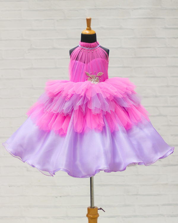 Frill gowns for kids | kids wear online