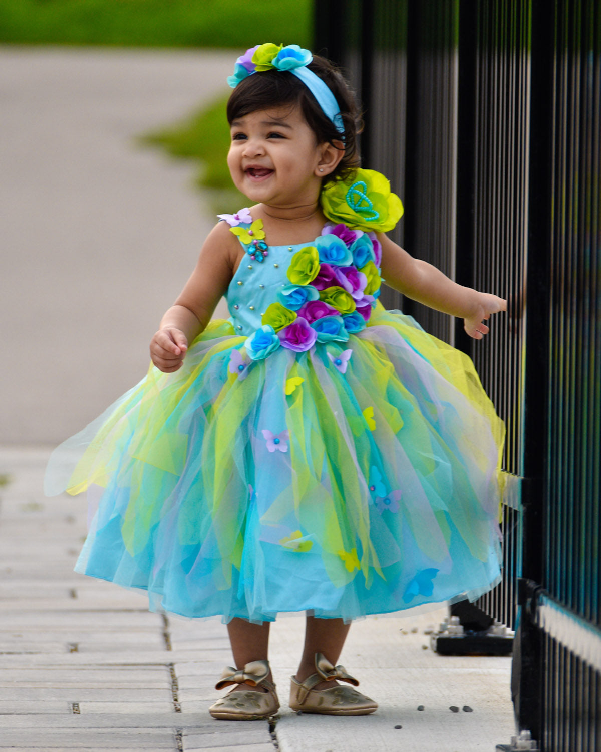 Shop Flower Frock for Kids Online | Baby Girl Birthday Party Frocks ...