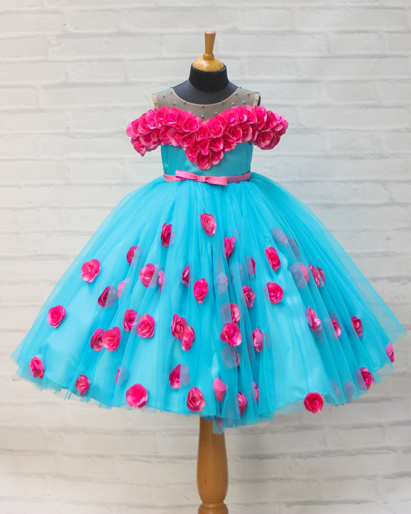 flower frock for kids online