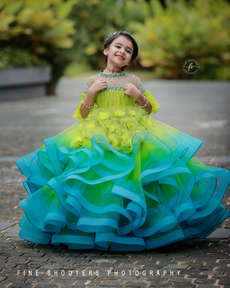 kids party wear gown online