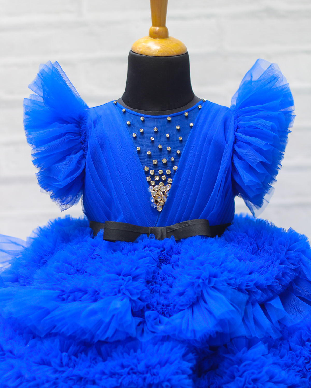 Stylish Blue Kids Gown Online | Designer Kids Clothes Online in  