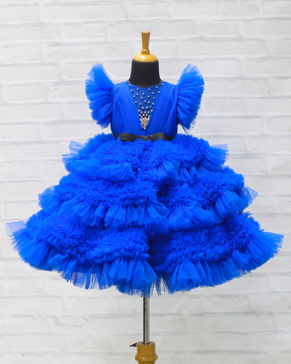 Frilled Gown  online for kids