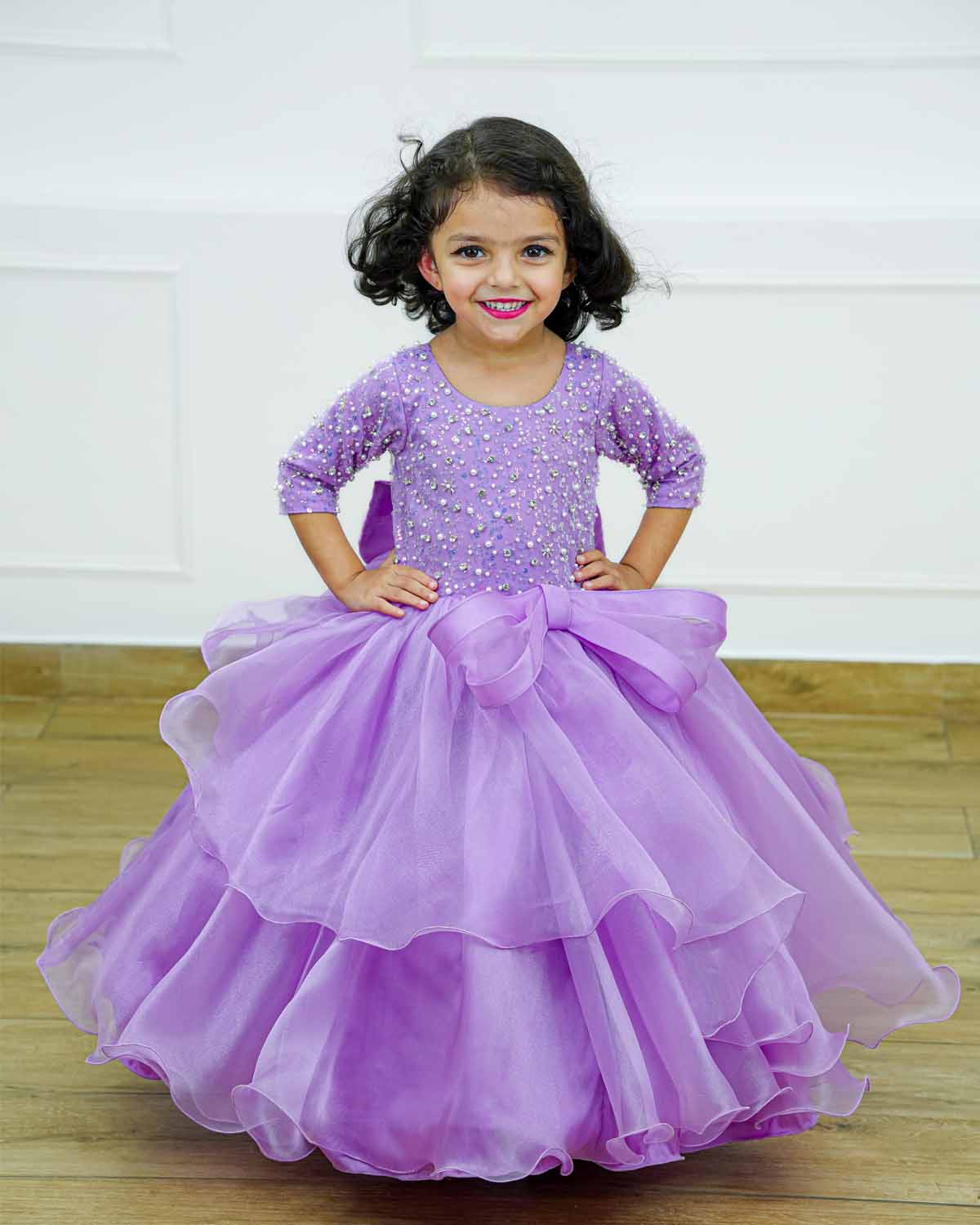 Twinkle Lavender Gown Online in India | Princess Gown for Girl Online ...