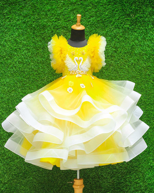 yellow frock for kids online