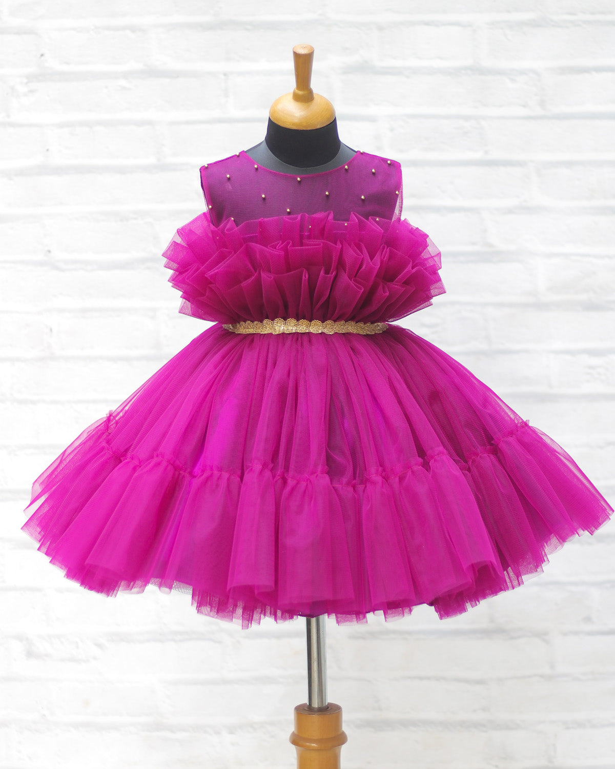 Buy Tulle Frill Frock Online | Premium Quality Kids Wear Online – www ...