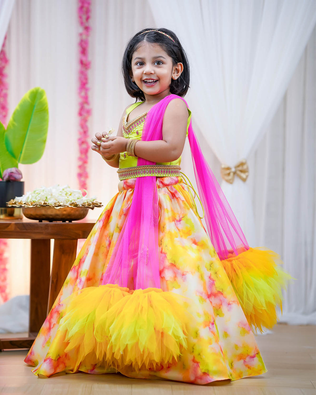Kids Party Lehenga | Baby Girl Lehenga Dress for Indian Wedding