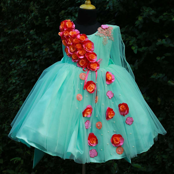 Kids Princess Dresses For Girls Clothing Flower Party Girls Dress Elegant  Wedding Dress For Girl Clothes 3 4 6 8 10 12 14 Years | Fruugo UK