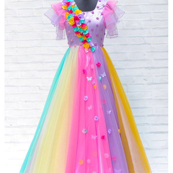 dress with beads colour Buy Multi Color Gown Heavy Beaded Pink Yoke Online Fitted * Design Bottom Size:38x34 Ever-Pretty Graceful V-Neck Waist MODEL